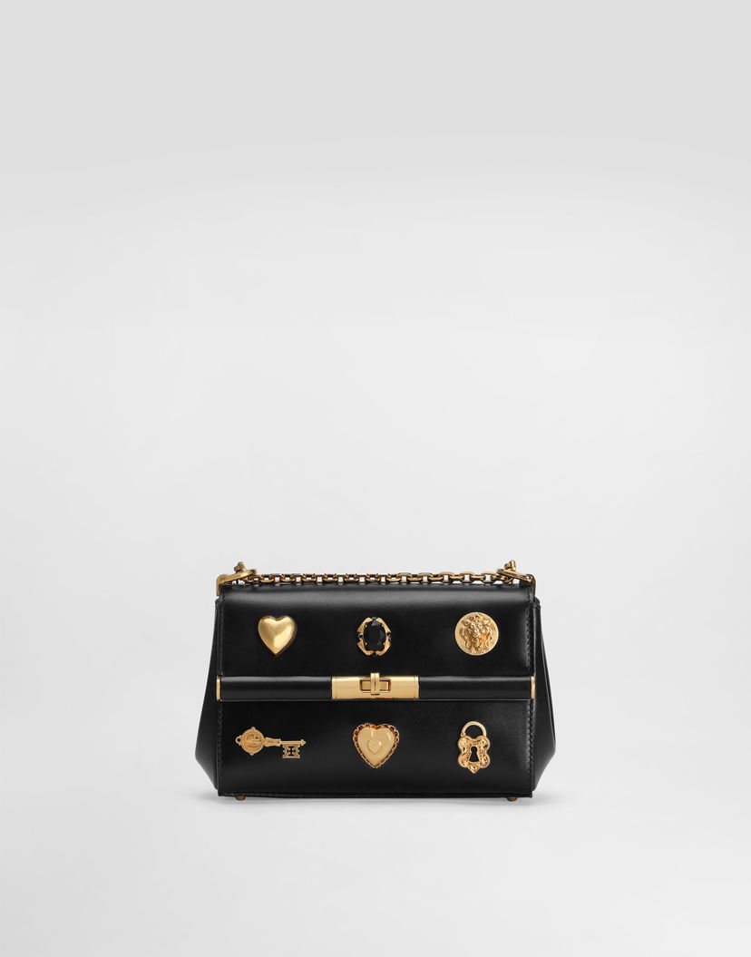 Kabelka Dolce & Gabbana Dolce & Gabbana Marlene City Mini Bag with Gold-Tone Hardware Čierna | BB7766AG6808S574