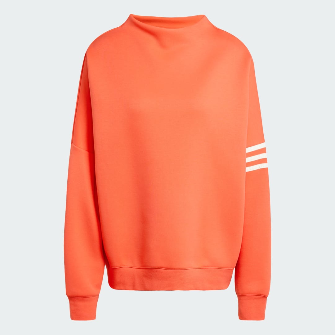 Oversized Mock Neck Sweatshirt