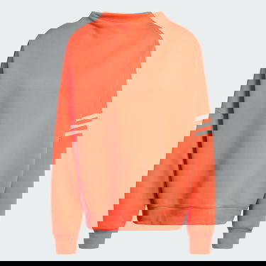 Mikina adidas Performance Oversized Mock Neck Sweatshirt Oranžová | JI8521, 3