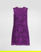 Dolce & Gabbana Sleeveless Lace Mini Dress