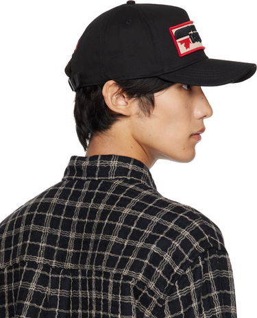 Šiltovka DSQUARED2 Dsquared2 Logo Patch Baseball Cap Čierna | BCM0563_05C00001_2124, 2