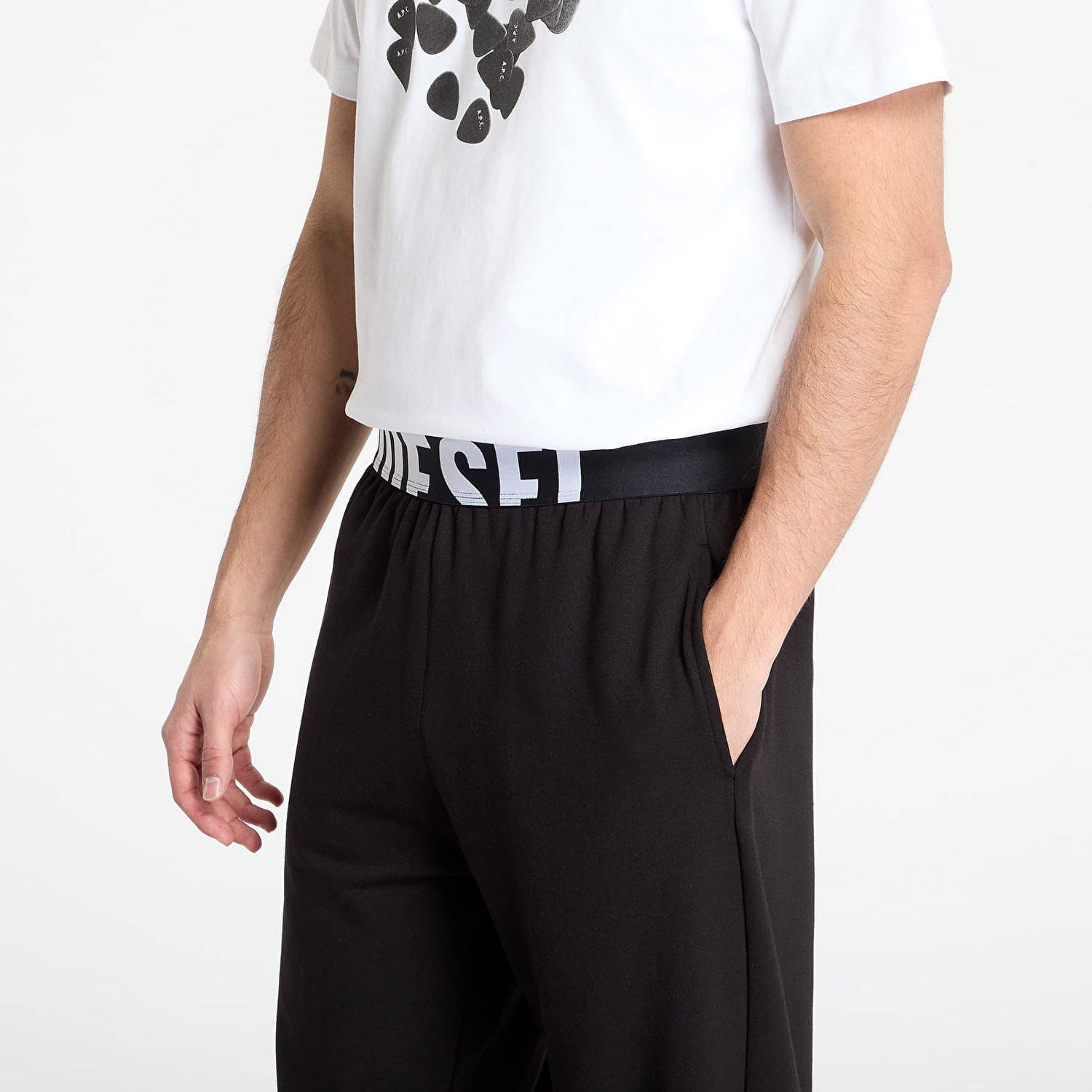 Tepláky Diesel Diesel Nolan-D-Pop Trousers Čierna | A17681-0DCBK 9XX, 1
