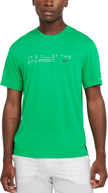 Tričko Nike Green Running T-Shirt Zelené | hf0904-324, 0