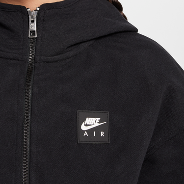 Mikina Nike Nike Air Full-Zip Fleece Hoodie Čierna | HV1219-010, 4