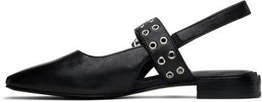 Oblečenie rag & bone Rag & Bone Astra Leather Slingback Slippers Čierna | WFF24SF002TB2, 2
