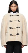 TOTEME Women's Teddy Clasp Shearling Jacket