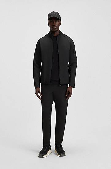 Súprava BOSS Regular-Fit Tracksuit Bottoms with Reflective Details Čierna | 50543913, 1