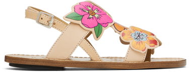 Starostlivosť o obuv Marni Marni Kids Flower Sandals Béžová | 79567, 0
