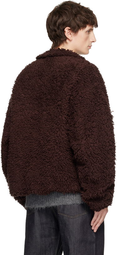 Bunda Jil Sander Jil Sander Fleece Zip Up Jacket Hnedá | J47BN0187_J20088, 2