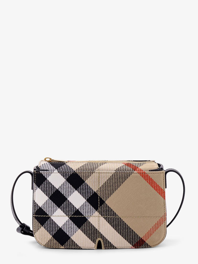 Kabelka Burberry Check Canvas and Leather Mini Bag Béžová | 8097354A2021