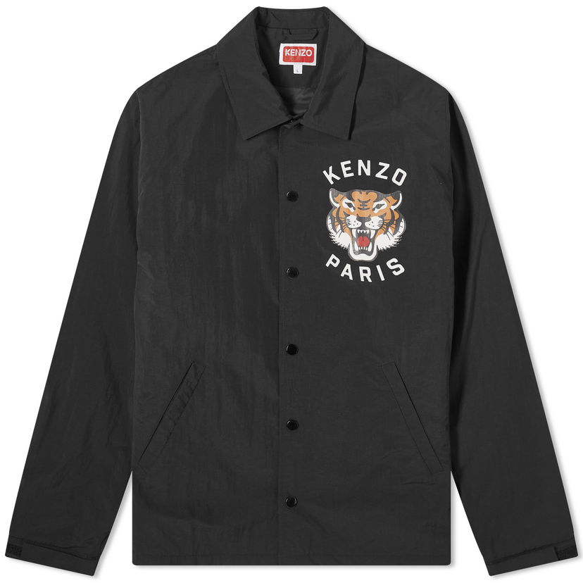 Bunda KENZO Lucky Tiger Padded Coach Jacket Čierna | FE55BL0629NG-99