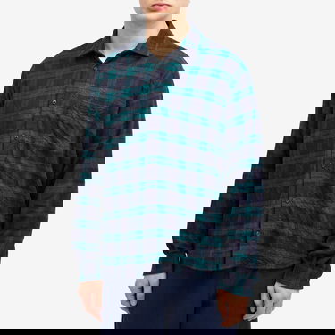 Košeľa YMC Curtis Check Shirt Zelené | P2XMI-40, 2