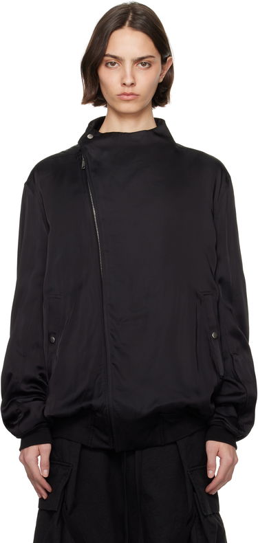 Bomber bunda Rick Owens Rick Owens Washed Charmeuse Anthem Bomber Jacket Čierna | RO01E7785 SCH, 0