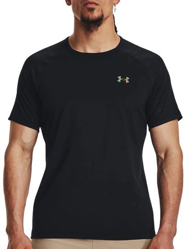 Tričko Under Armour Rush Emboss Tee Čierna | 1376790-002, 0