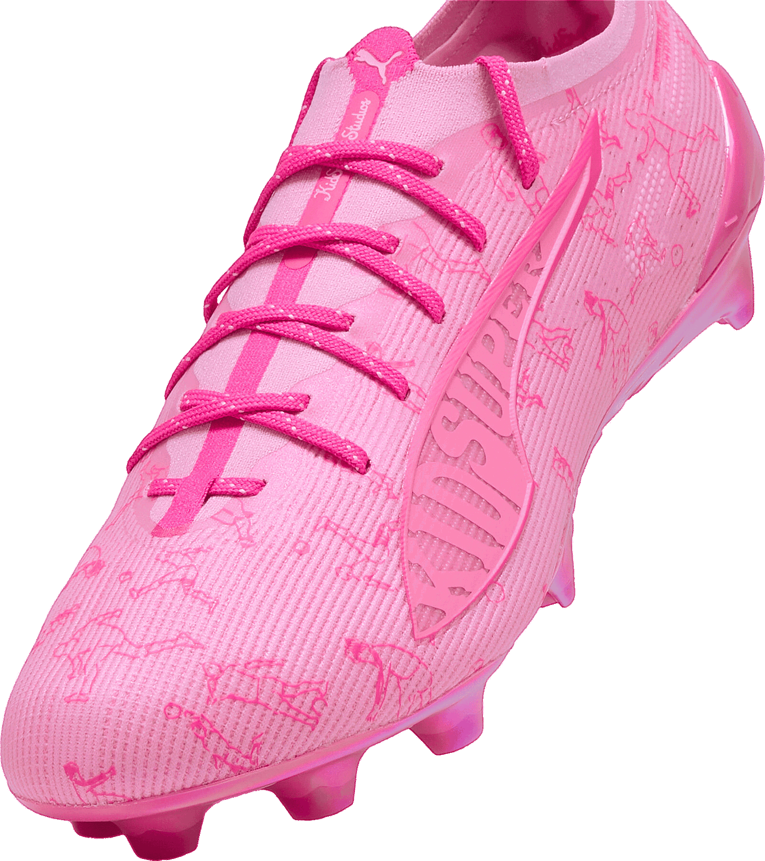 Tenisky a topánky Puma Ultra 5 Ultimate X Kidsuper FG Ružová | 108414-01, 1