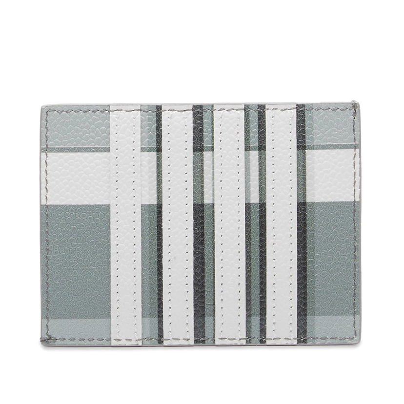 Peňaženka Thom Browne Thom Browne Madras Check Card Holder Šedá | MAW220A-L0041-980