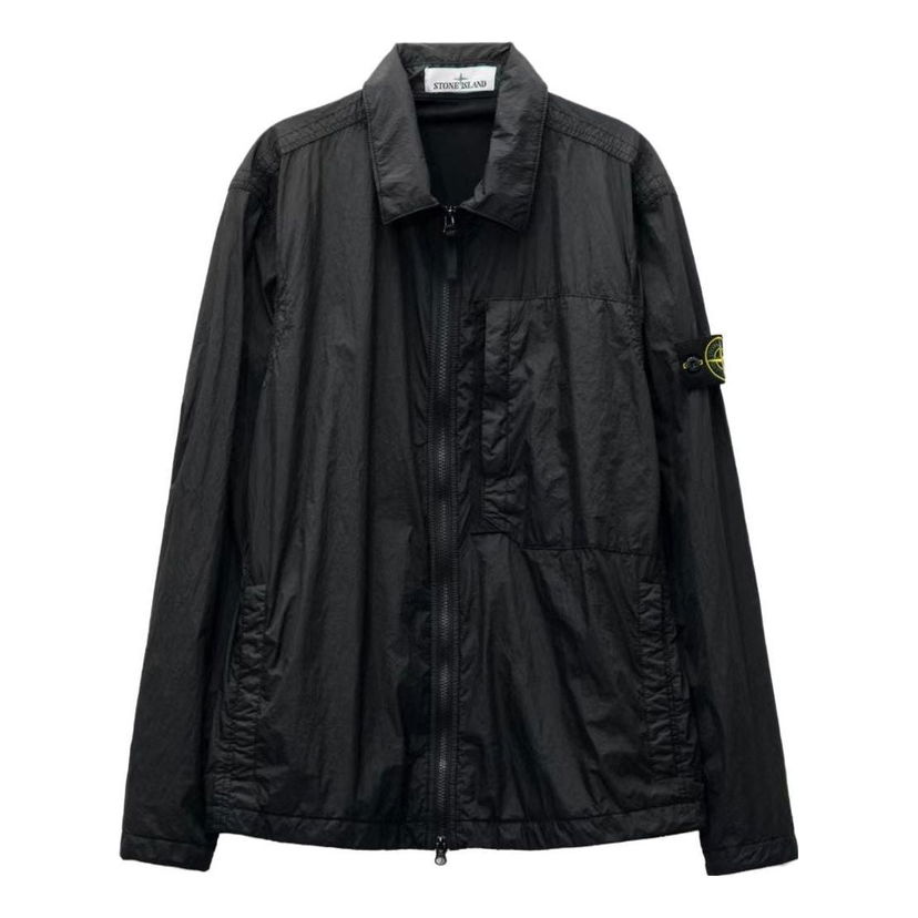 Vetrovka Stone Island Stone Island Overshirt Čierna | 791510723-V0029