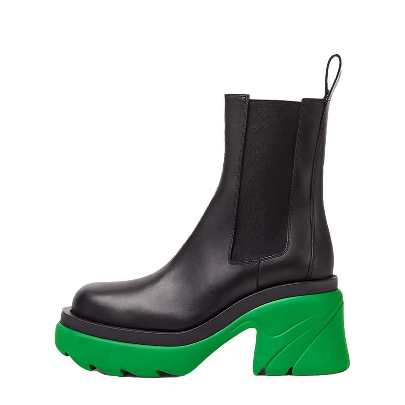 Tenisky a topánky Bottega Veneta Platform Chelsea Boots Zelené | 667148VBS501476