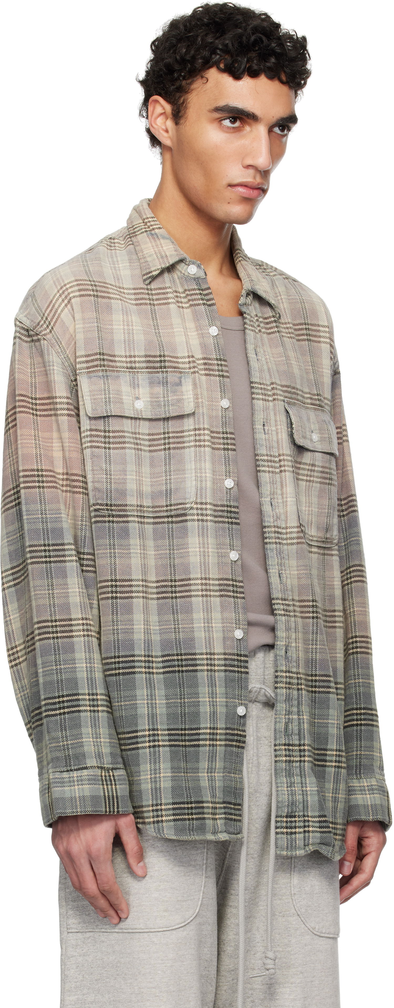 Košeľa R13 R13 Relaxed Plaid Work Shirt Rôznofarebný | R13MR266-R458B, 1
