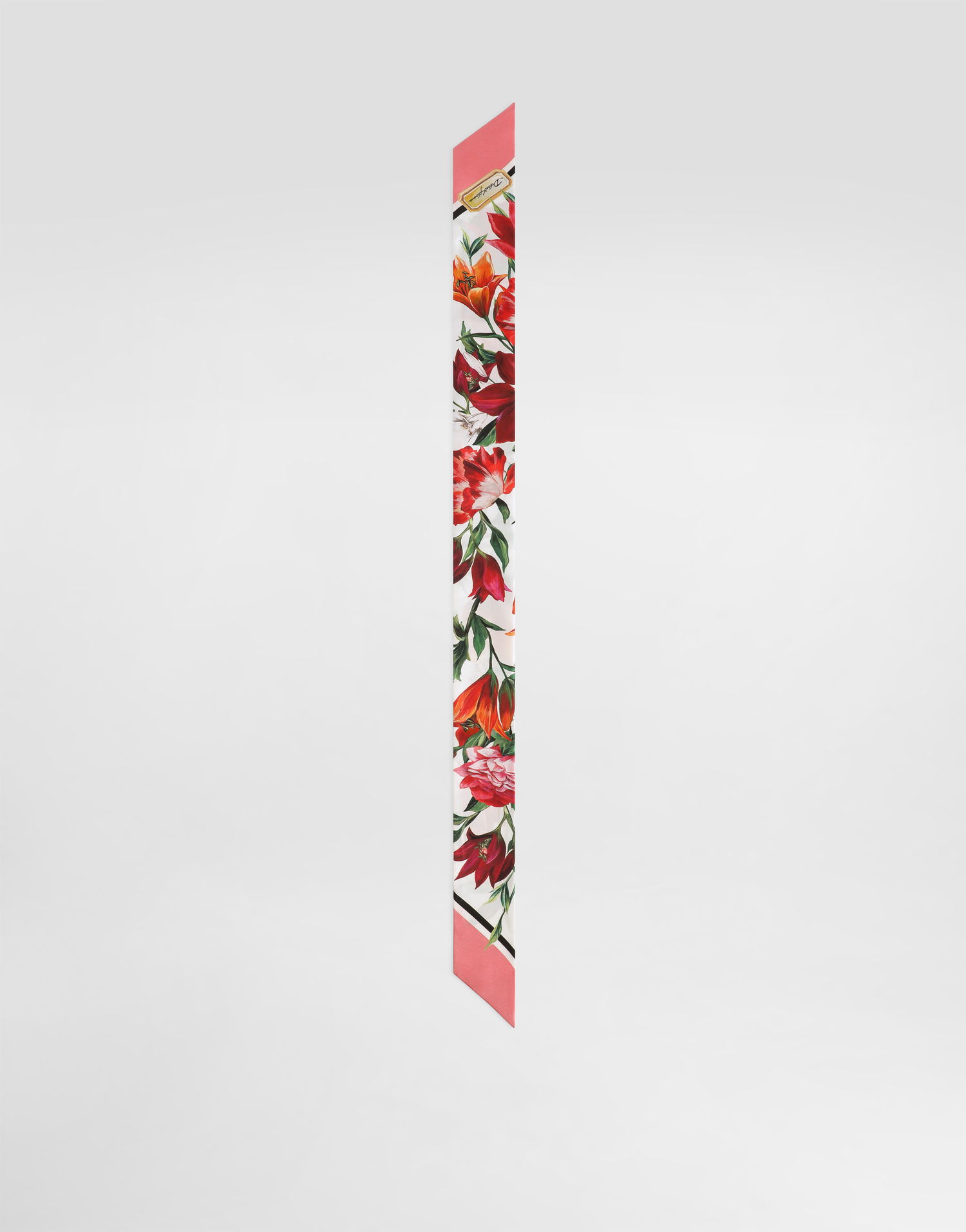 Šál Dolce & Gabbana Dolce & Gabbana Floral Print Silk Twill Bandeau Rôznofarebný | FS215AGDC7AHA5QX, 0