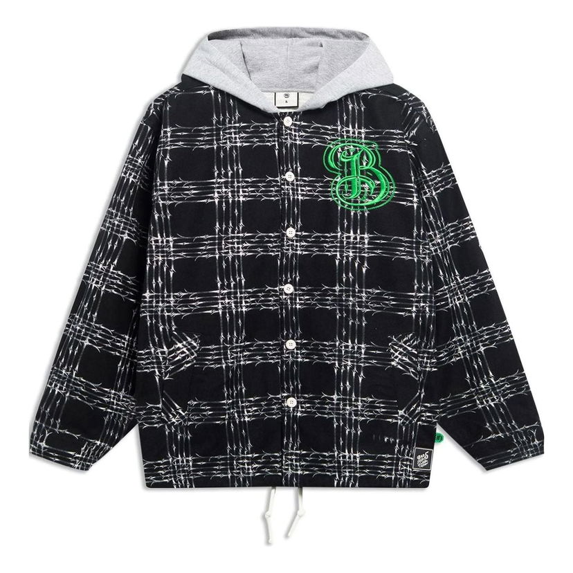 Bunda Li-Ning Anti Warrior Embroidered Hooded Jacket Čierna | AFDSD97-1