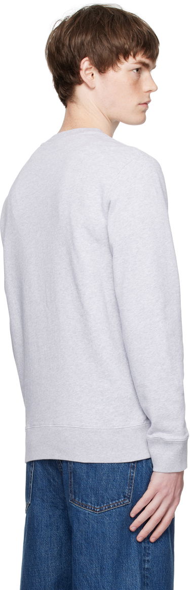 Mikina MAISON KITSUNÉ Maison Kitsuné Fox Head Patch Regular Sweatshirt Šedá | PM00303KM0340, 2