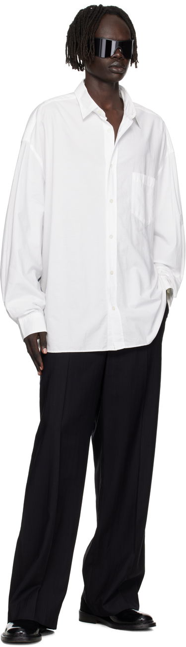 Košeľa Acne Studios Acne Studios Button-Up Shirt Biela | BB0643-, 3