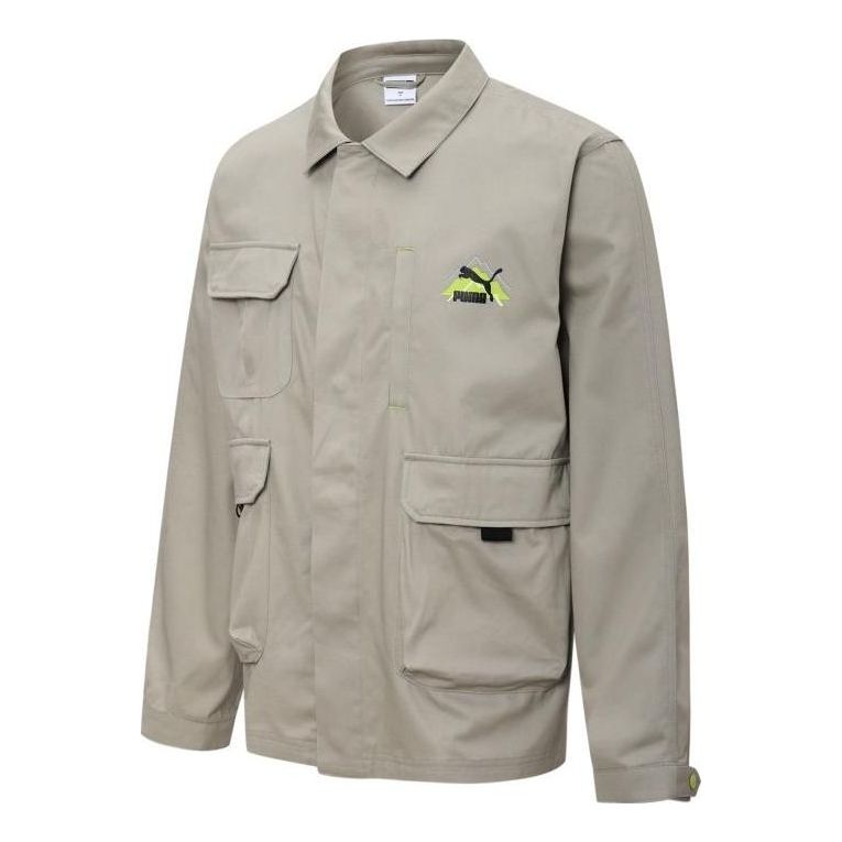 Vetrovka Puma Camping Mountain Cargo Jacket Béžová | 537423-68