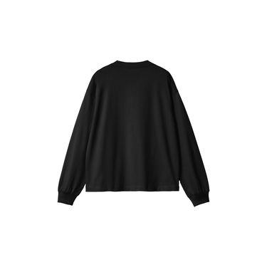 Tričko Carhartt WIP Long Sleeve Grayson T-Shirt Čierna | I034378_9, 3