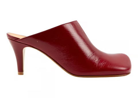 Tenisky a topánky Bottega Veneta Leather Mule Vínová | 578329VBPJ06241, 0