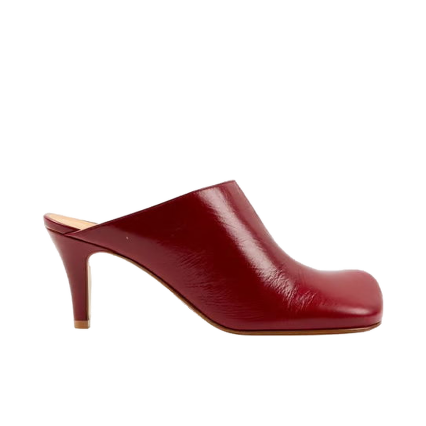 Tenisky a topánky Bottega Veneta Leather Mule Červená | 578329VBPJ06241