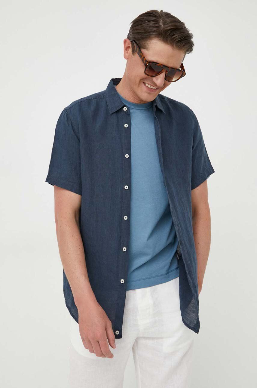 Košeľa United Colors of Benetton Shirt Navy | 5BKU5QJH8.904, 0