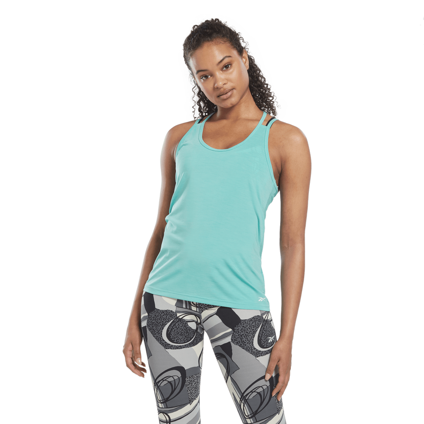 Tielko Reebok Athletic Racerback Tank Top Tyrkysová | HI6335