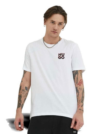 Tričko BOSS Dimento Logo Tee Biela | 50492550