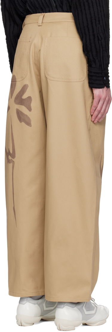 Nohavice Collina Strada Collina Strada Catchfly Print Trousers Béžová | XX6042, 2
