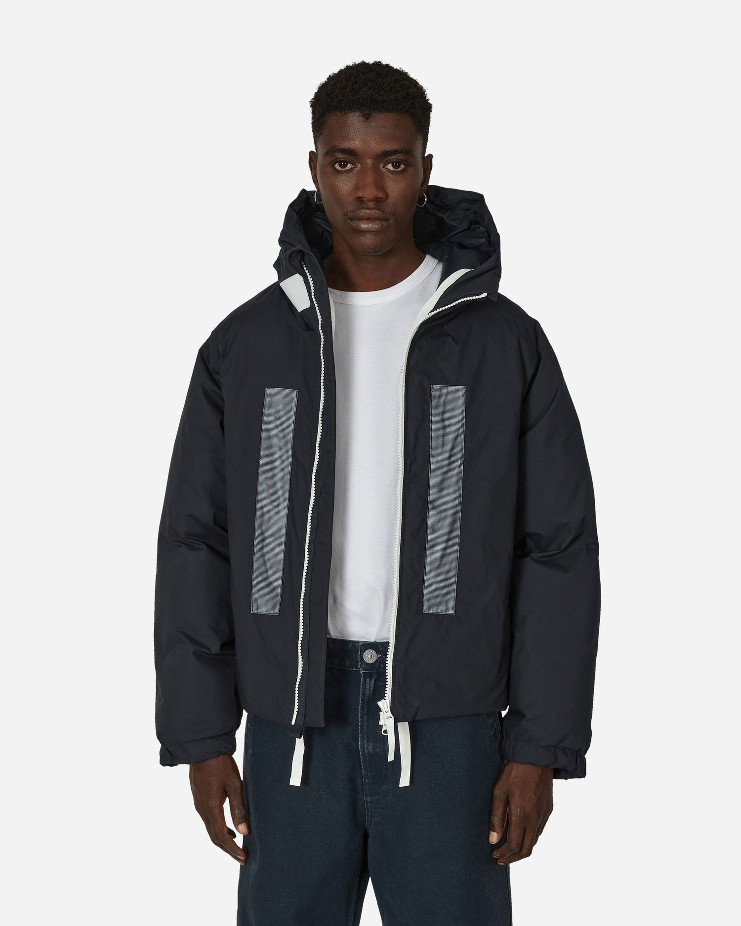 Bunda Stone Island Marina Rubber Wax Poplin Down Čierna | 7915424X2 V0020, 0