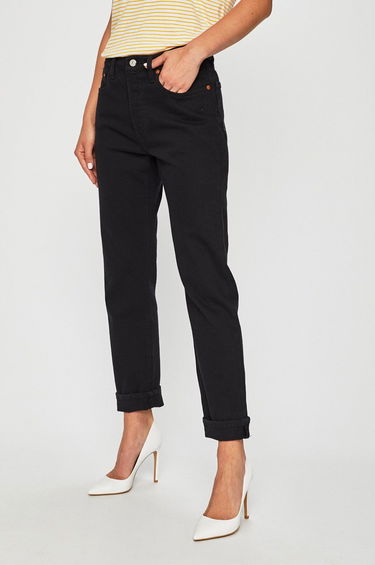 Džínsy Levi's 501 High Rise Straight Crop Jean Čierna | 36200-0085, 2