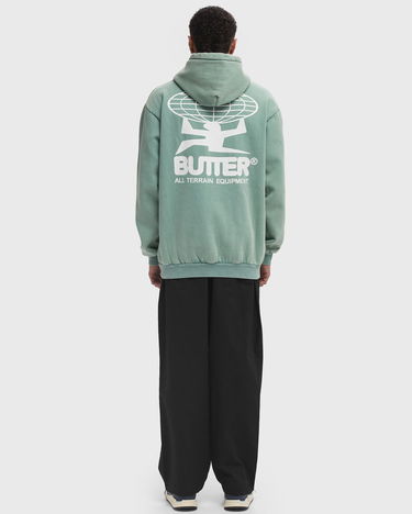 Mikina Butter Goods All Terrain Pullover Hoodie Zelené | P20175, 1