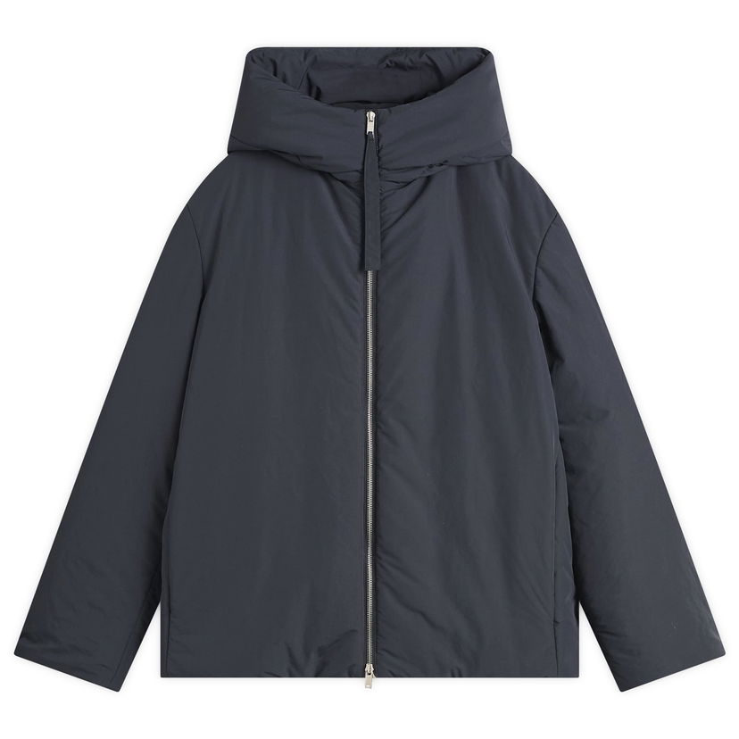 Prešívaná bunda Jil Sander Jil Sander Hooded Down Jacket, Size Large Navy | J47AF0159-J74276-001