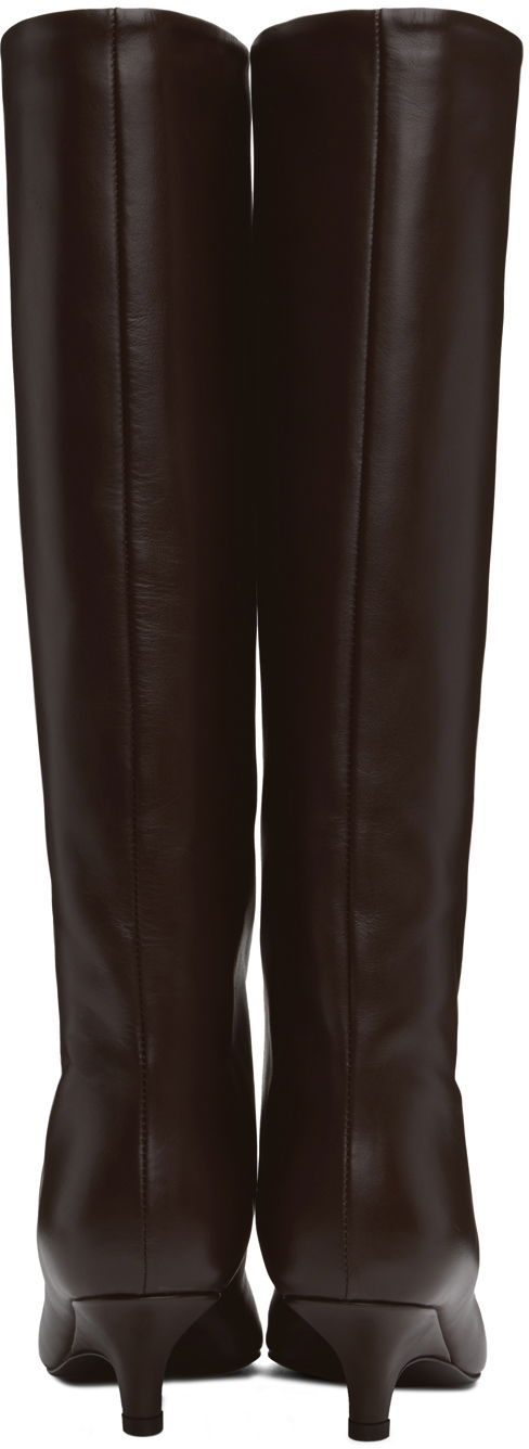Tenisky a topánky TOTEME Wedge-Heel Knee Boots Hnedá | 244-WAS0192-LE0014, 1