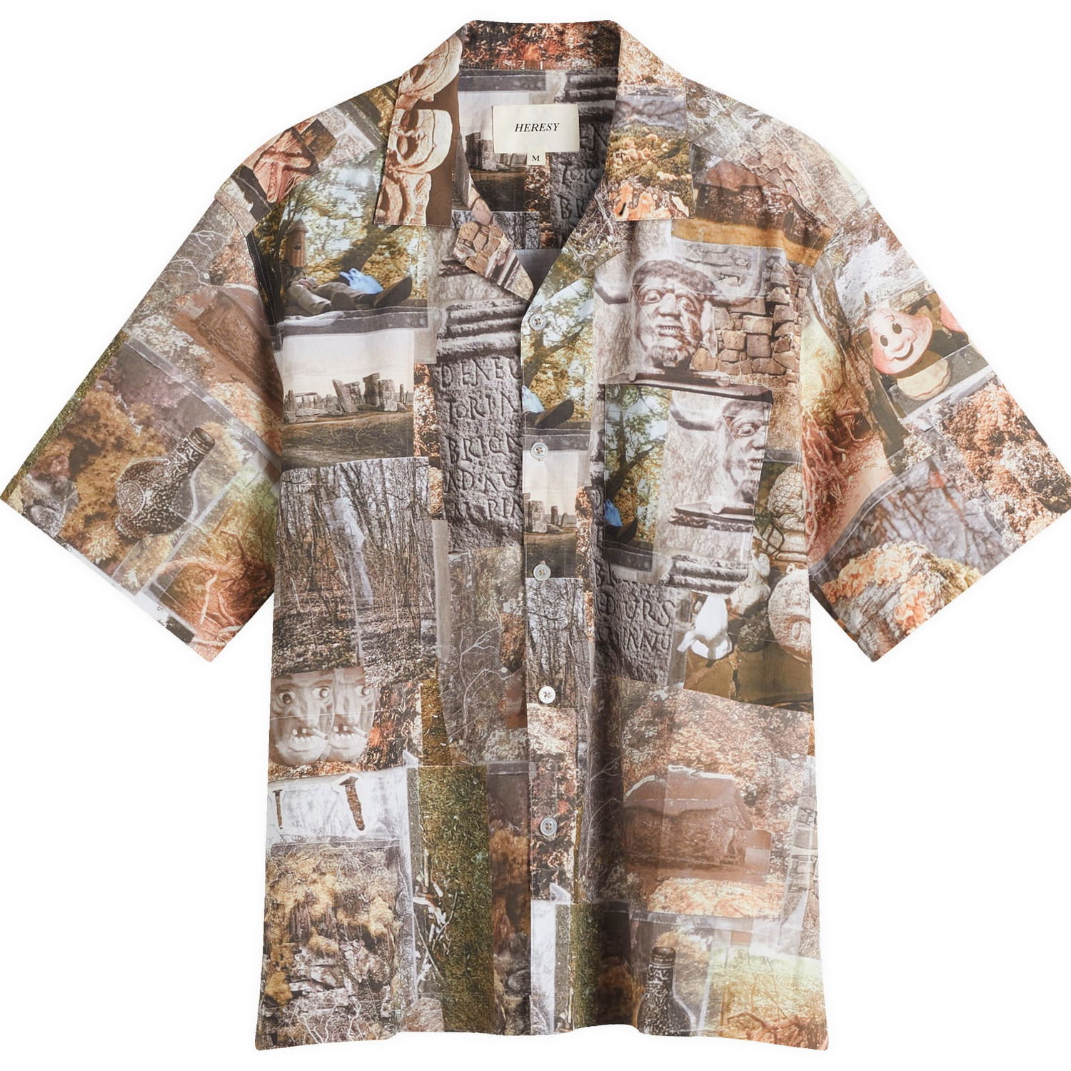 Košeľa Heresy Heresy Study Print Shirt Hnedá | HSS25-CS01, 1