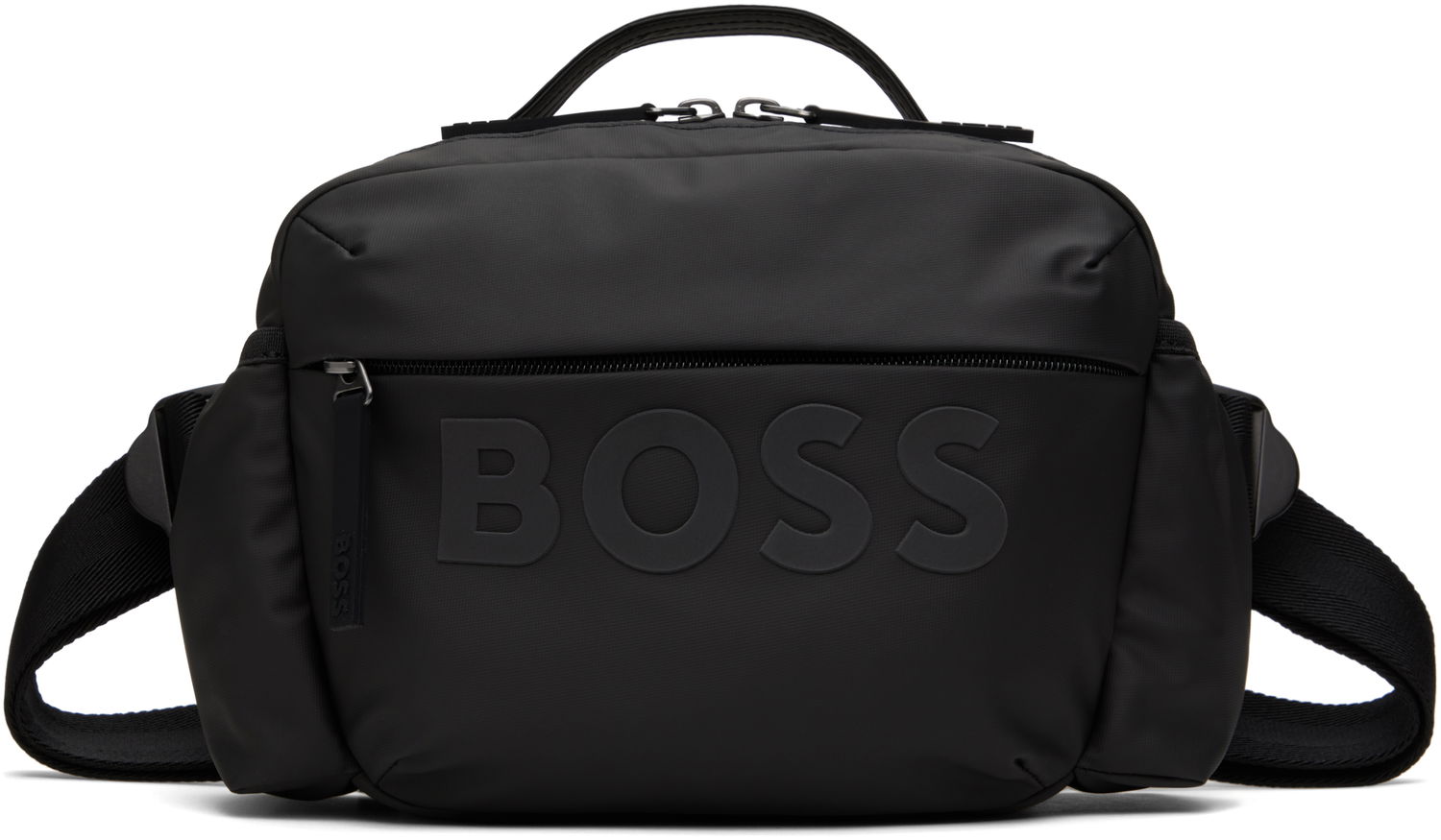 Ľadvinka BOSS BOSS Bonded Logo Belt Bag Čierna | 50516894, 0