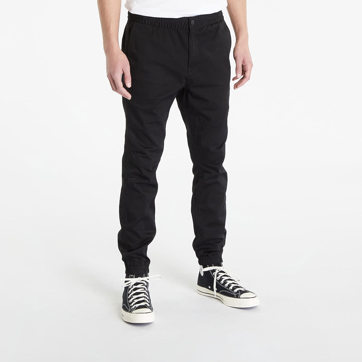 Cargo nohavice CALVIN KLEIN Monologo Badge Casual Chinos Čierna | J30J322923 BEH, 0