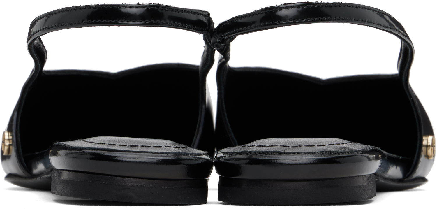 Tenisky a topánky Anine Bing Elena Slingback Ballerina Flats Čierna | A-14-10263-050, 1