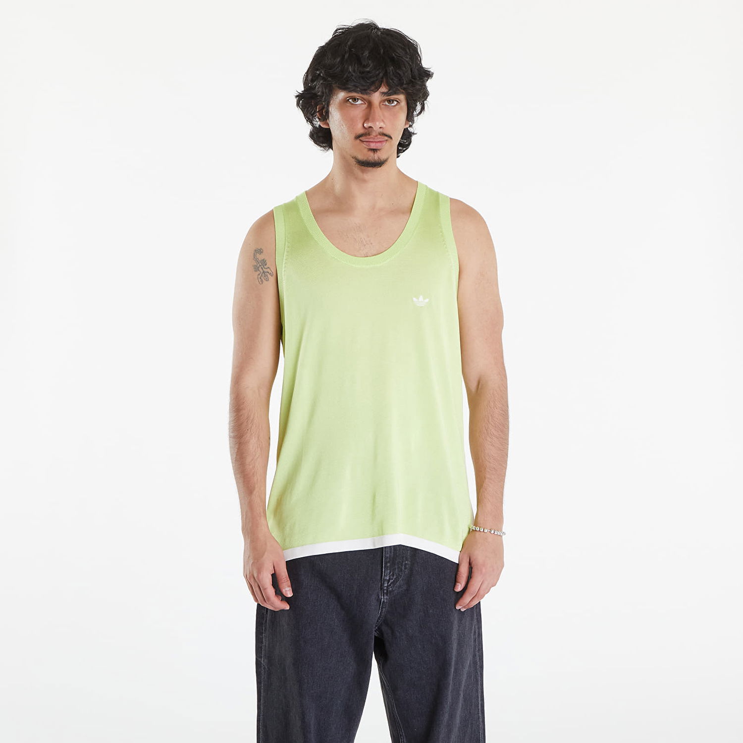 Tielko adidas Originals Wales Bonner x Knit Vest Semi Frozen Yellow/ Chalk White Žltá | IZ1890, 0