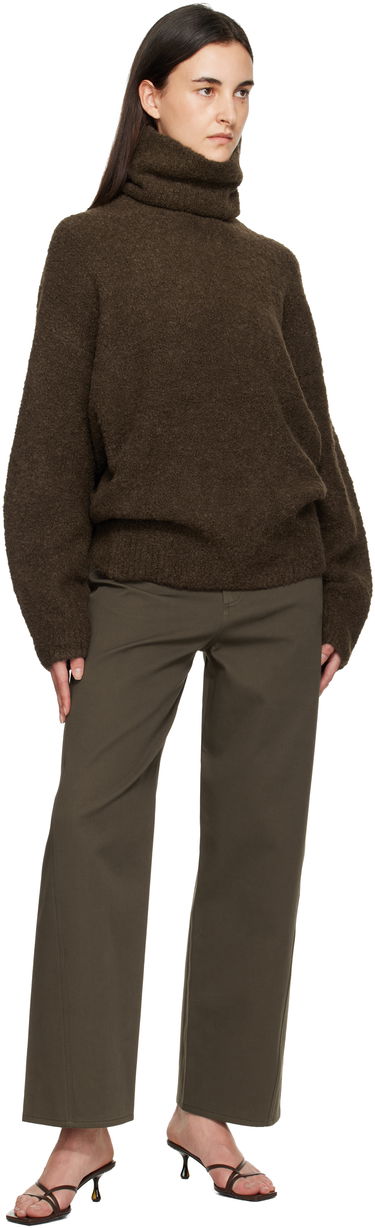 Sveter TOTEME Bouclé Turtleneck Hnedá | 254-WRT0583-YA0216, 3