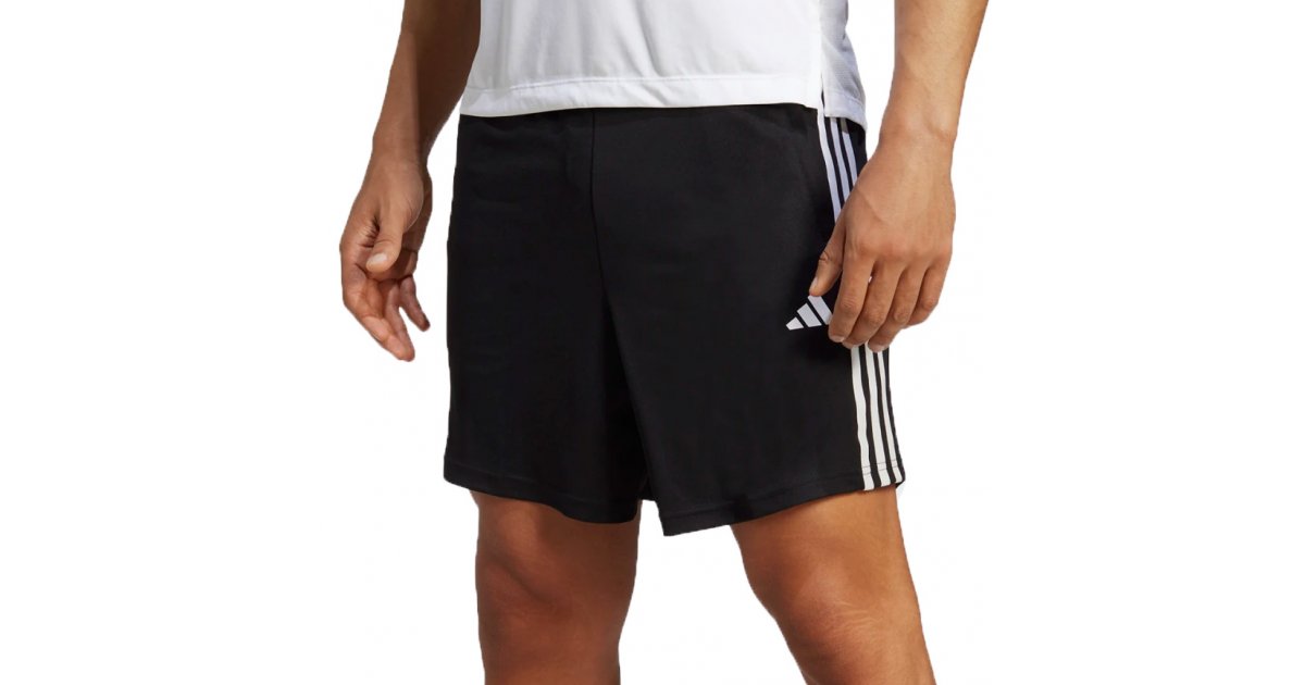 Šortky adidas Originals Essentials Piqué 3S Shorts Čierna | ib8243, 1