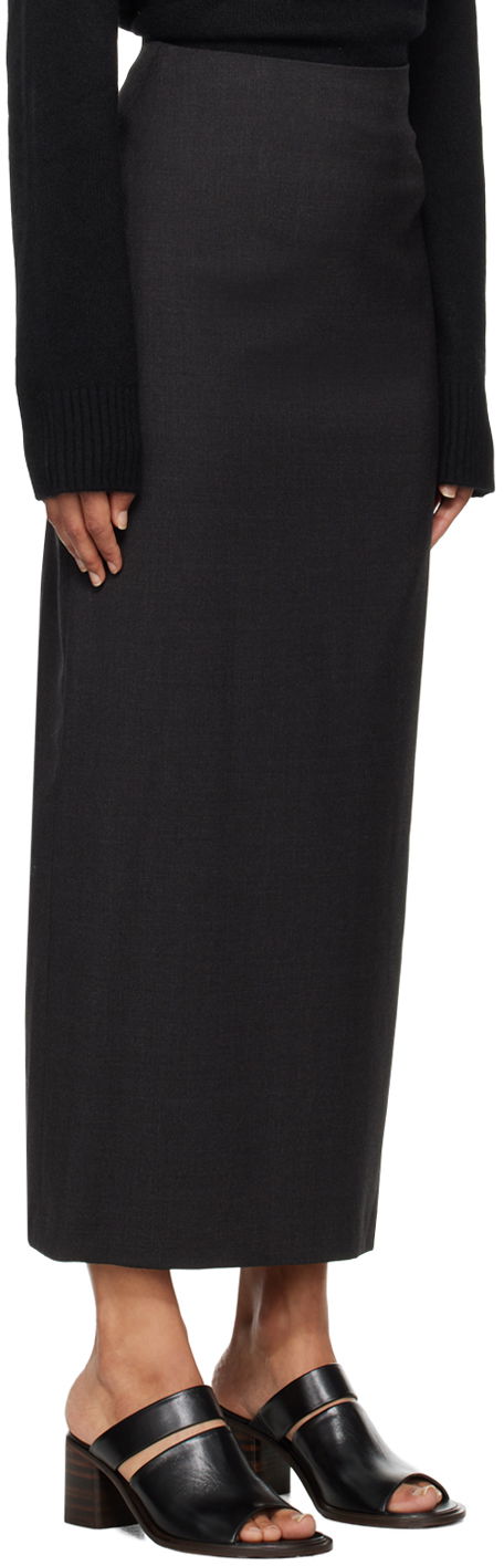 Sukňa Loulou de Saison Loulou de Saison Samos Midi Skirt Čierna | SAMOS, 1