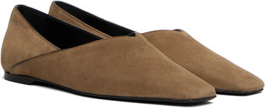 Oblečenie TOTEME TOTEME Everyday Suede Ballerina Flats Hnedá | 253-WAS2759-LE0071, 3