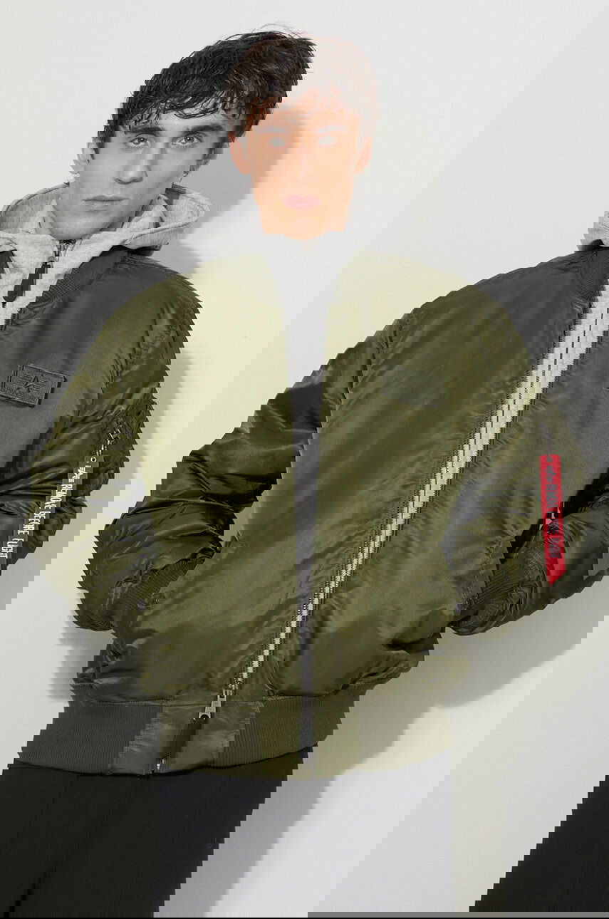 Bomber bunda Alpha Industries Alpha Industries MA-1 D-Tec Bomber Jacket Zelené | 183110.257, 0